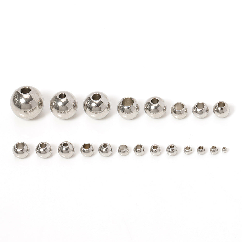 Stainless Steel Spacer Beads (100 pcs)