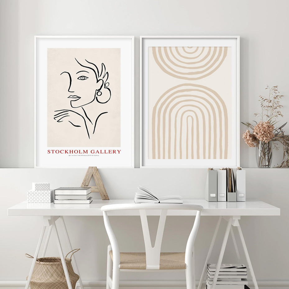 Scandinavian Abstract Art Print
