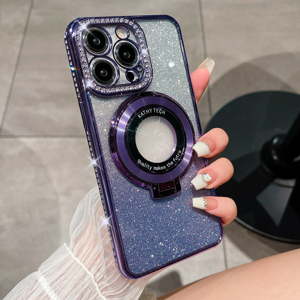 Glitter Magnetic Stand Phone Case