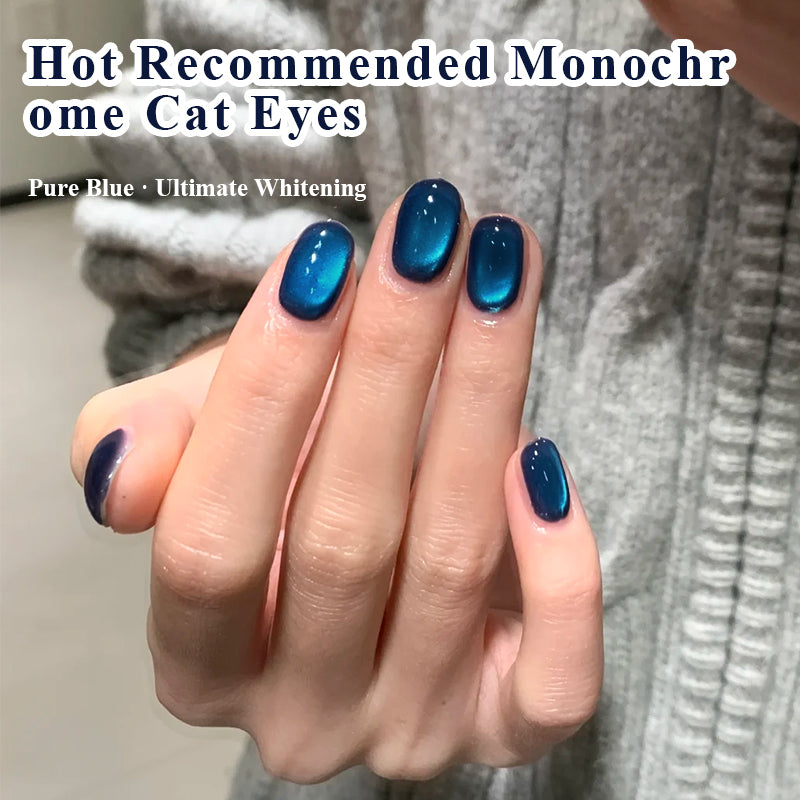 Magnetic Cat-Eye Gel Polish – Ocean Blue (10 ml)
