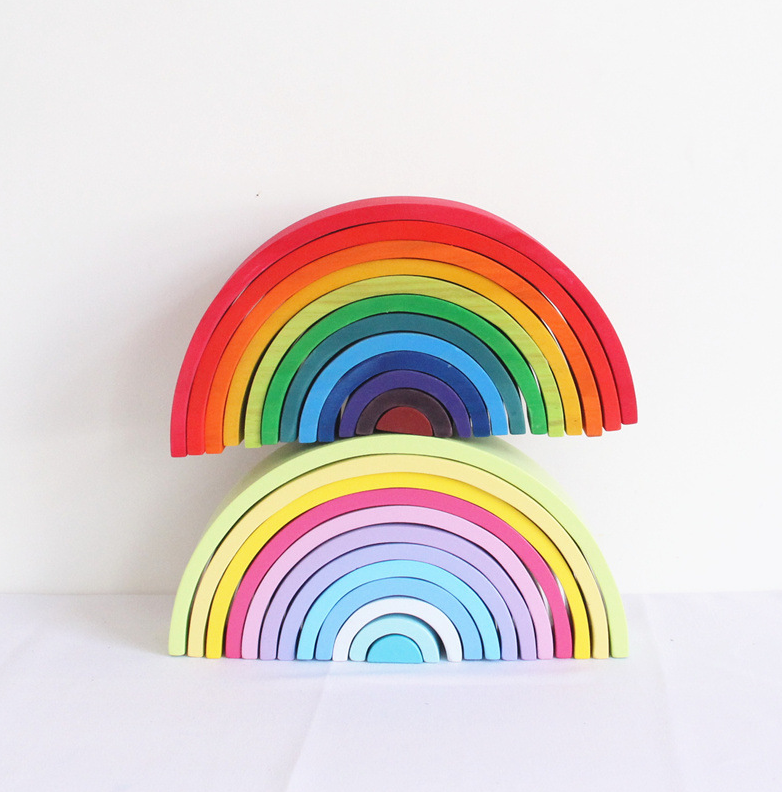 Wooden Rainbow Stacker