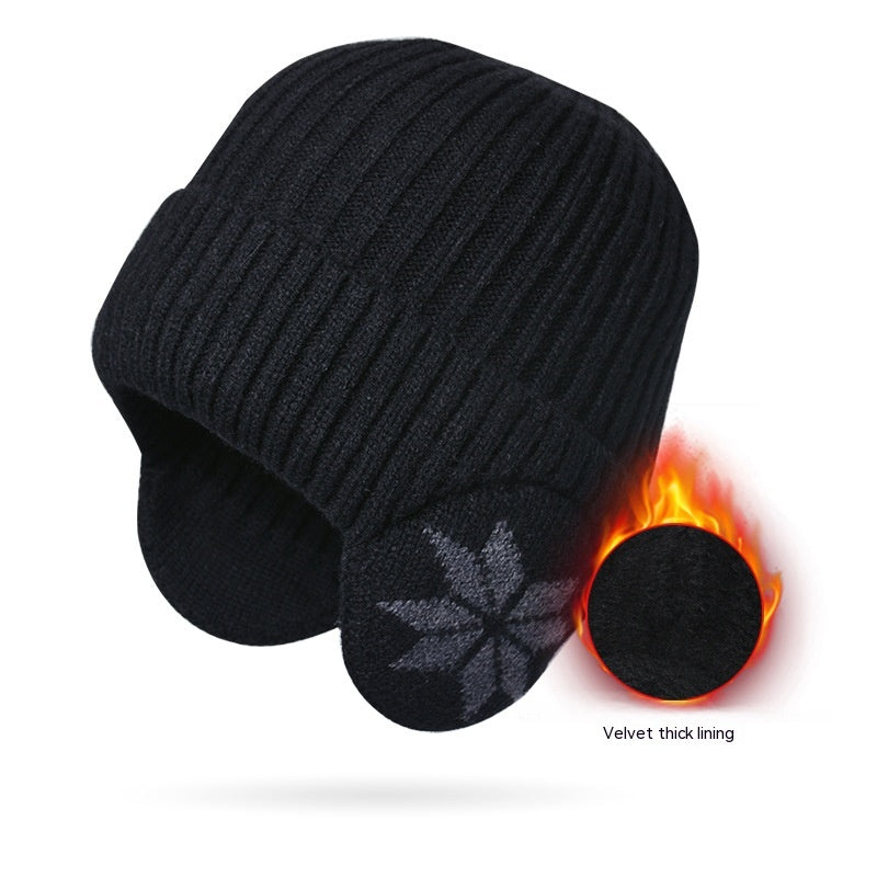 Fleece-Lined Knit Beanie