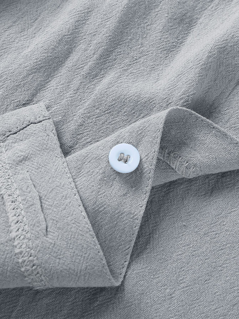 Men's Linen-Cotton Beach Shirt