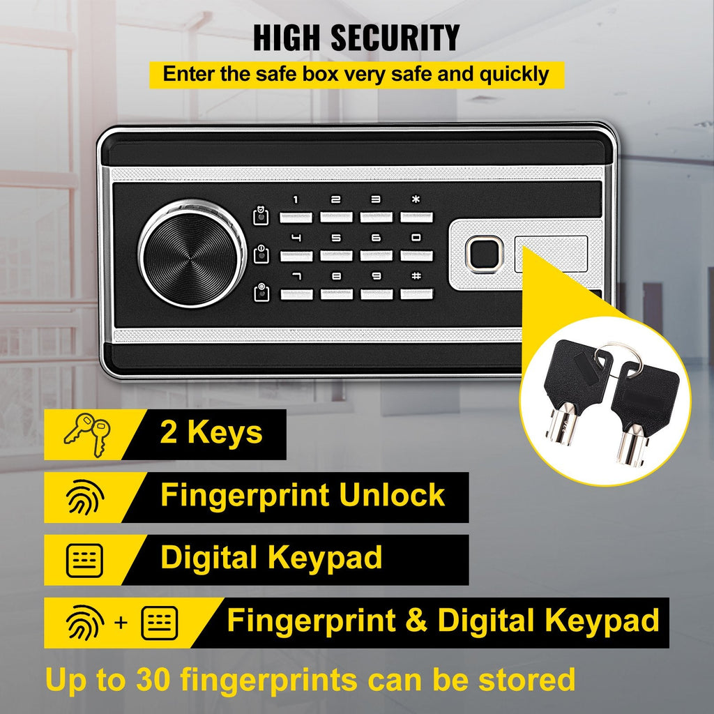 Fingerprint Safe with Keypad (2.1 cu ft)