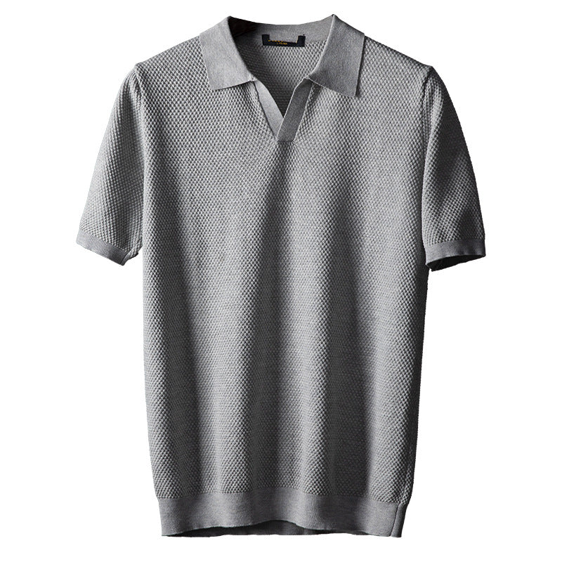 Men's Knit Polo Shirt