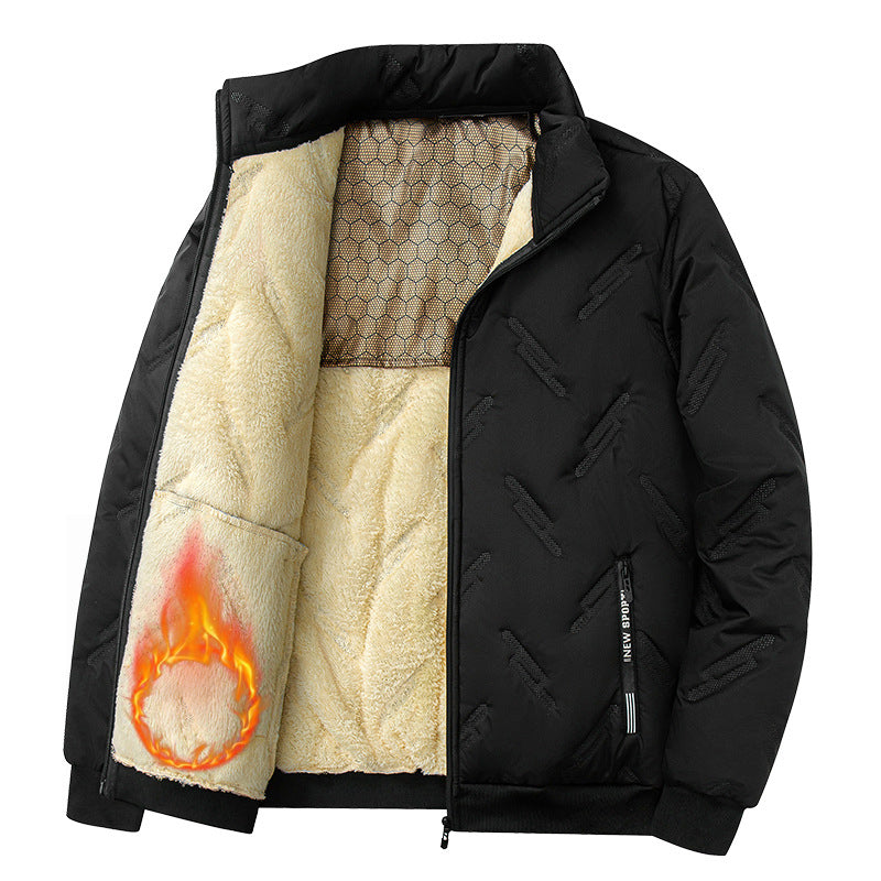 Men's Fleece-Lined Winter Coat