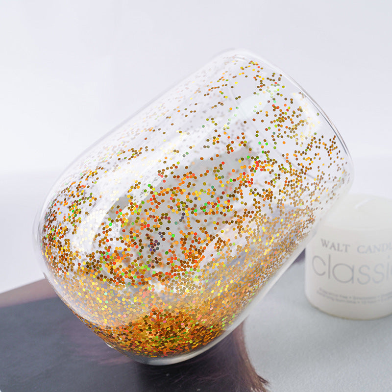 Christmas Tree Glitter Cup
