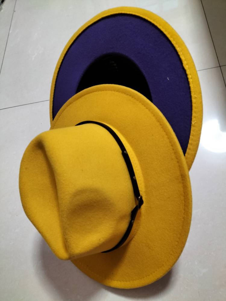 Two-Tone Wool Fedora