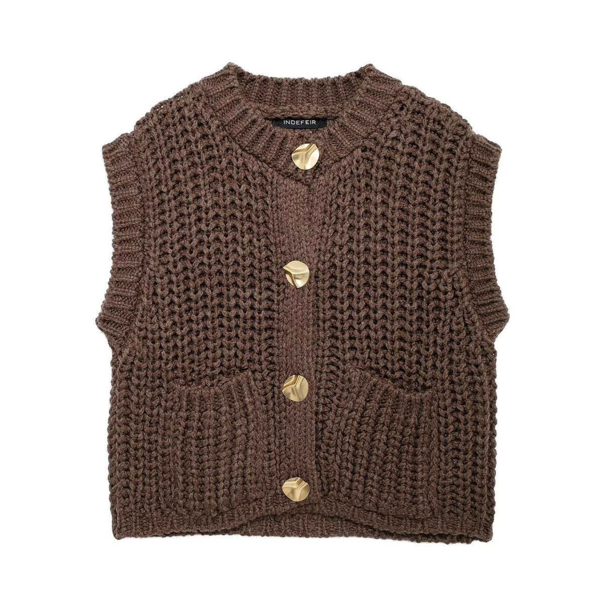 Women's Chunky Knit Vest