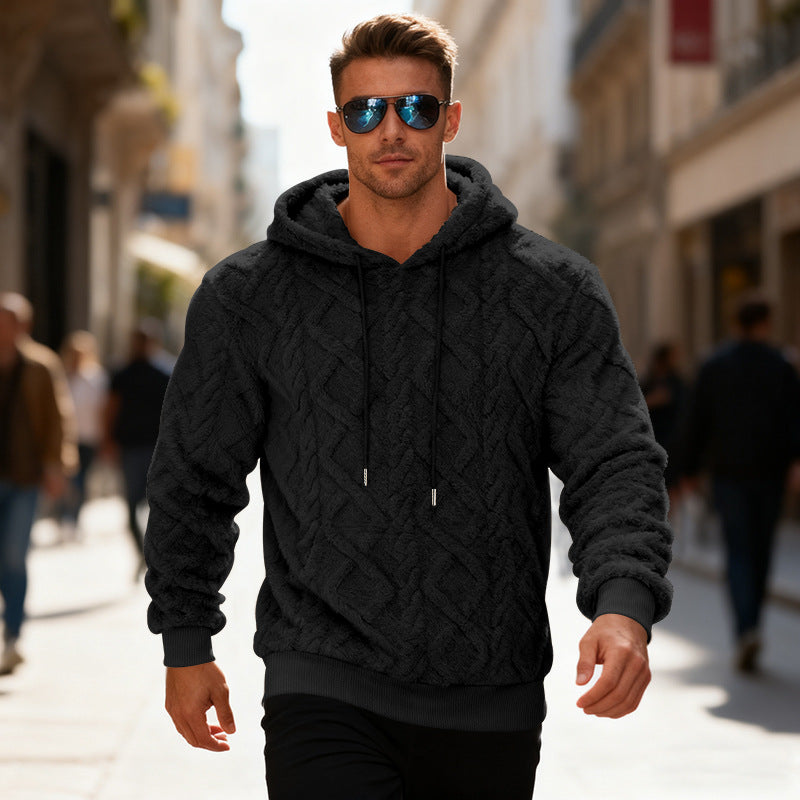 Men's Plush Fleece Hoodie