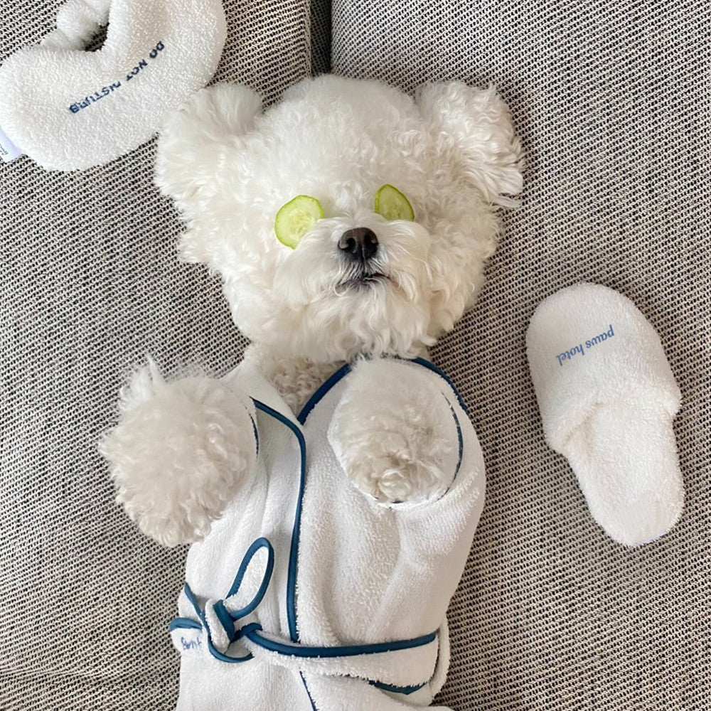 Pet Bathrobe & Spa Photo Props