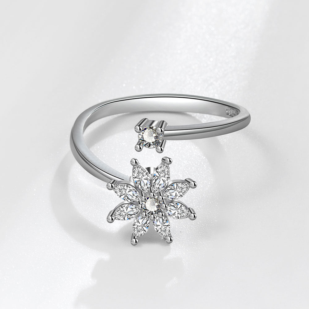 Snowflake Spinner Ring