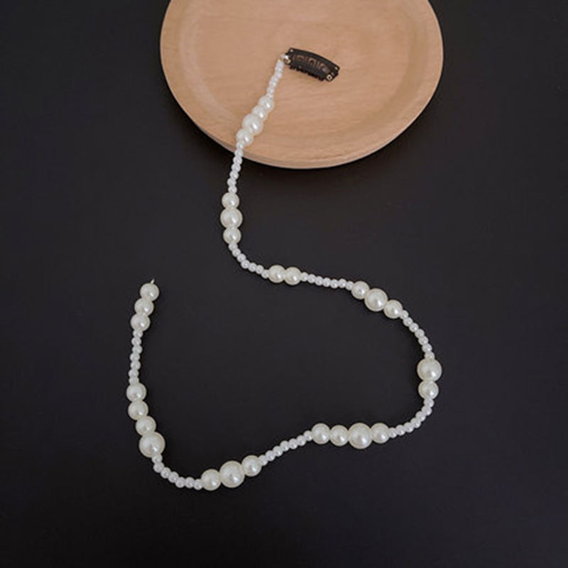 Embroidered Butterfly Pearl Headband