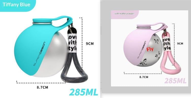 Portable Dog Water Bottle with Bag Dispenser