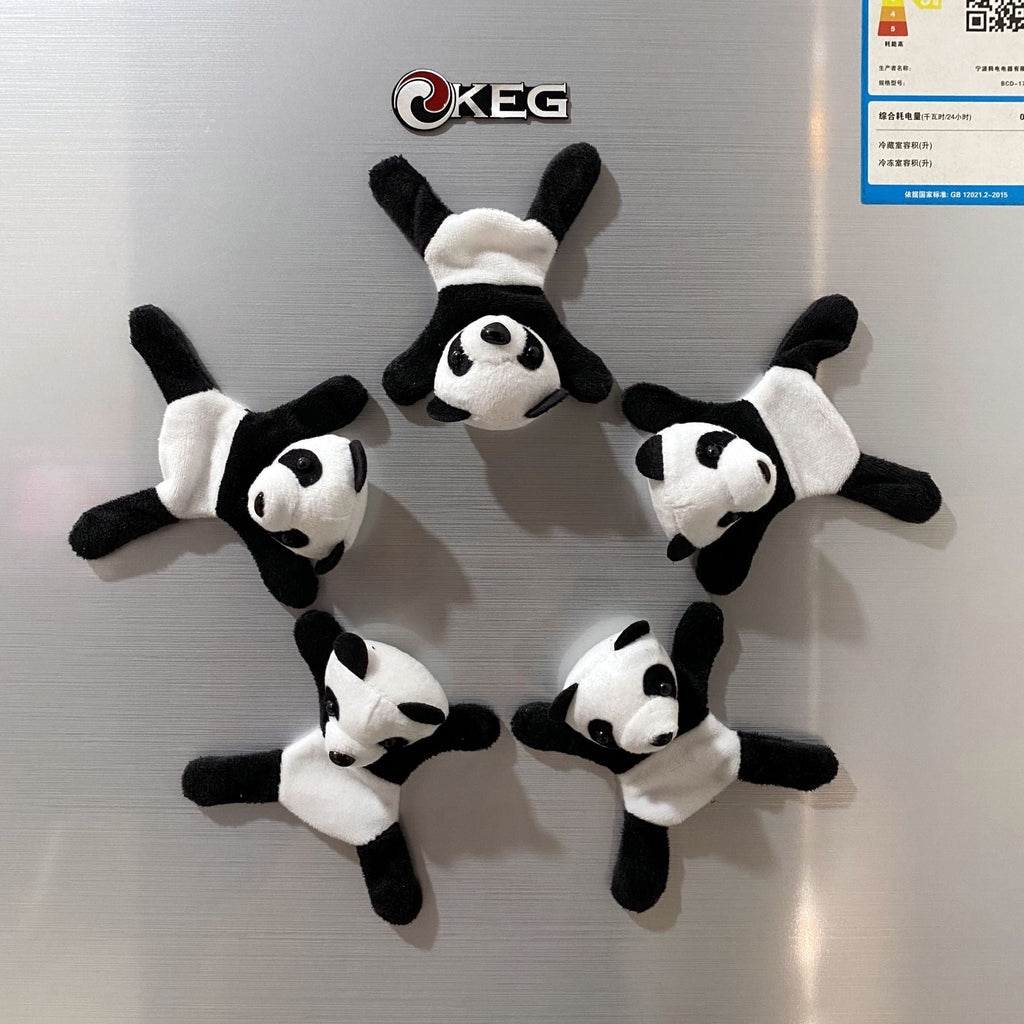 Plush Panda Fridge Magnet