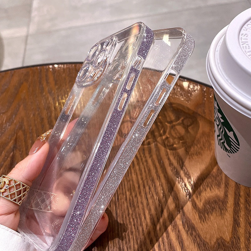 Starry Glitter Clear Case
