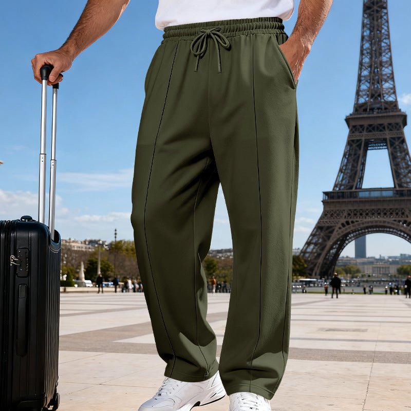 Men's Knit Straight-Leg Joggers