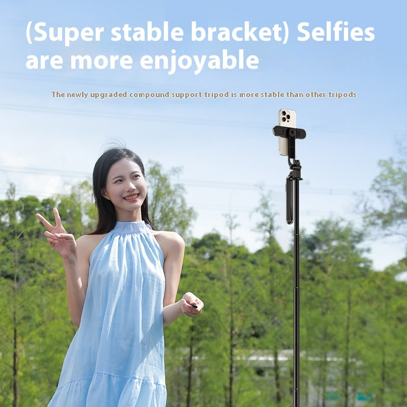 Retractable Selfie Stick Tripod with Lights