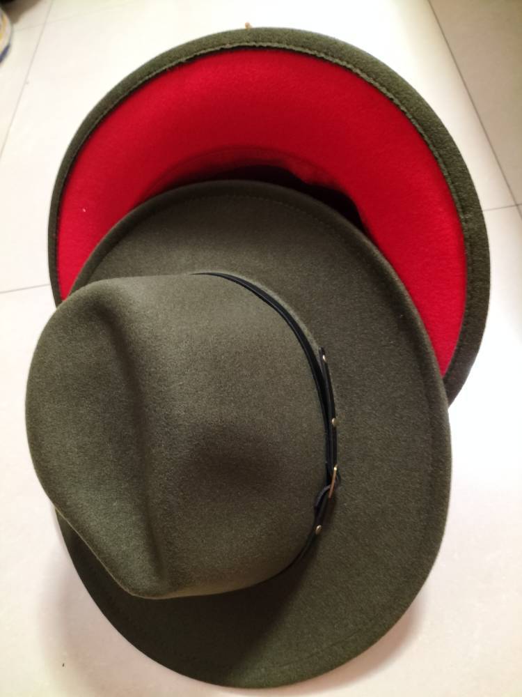 Two-Tone Wool Fedora