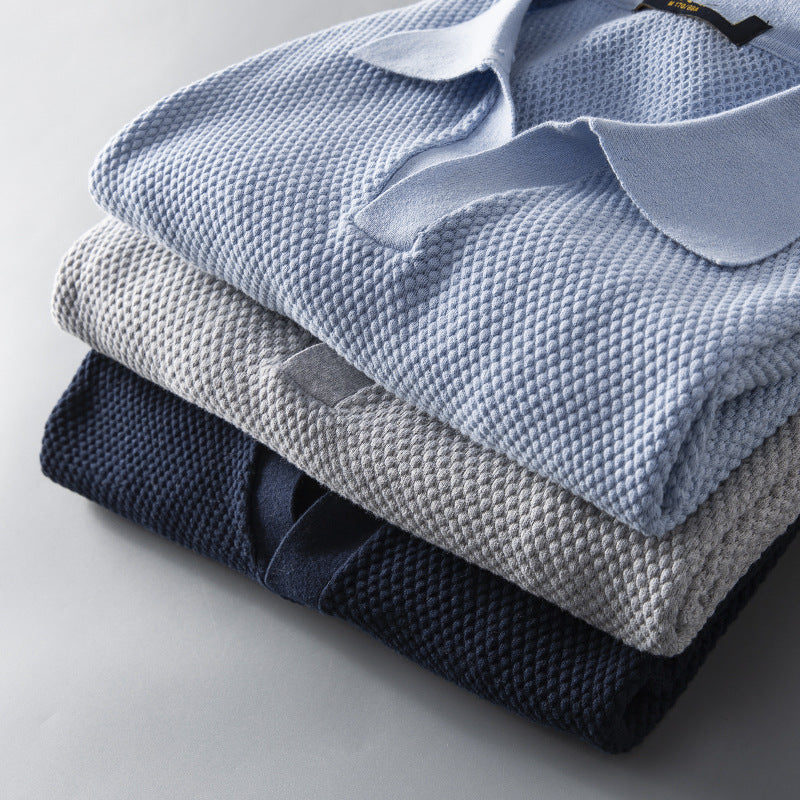 Men's Knit Polo Shirt
