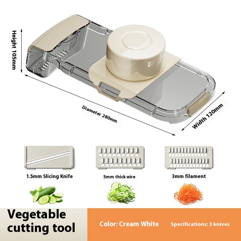 2-in-1 Vegetable Chopper & Drainer