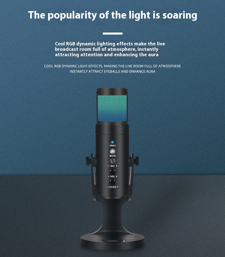 RGB USB Condenser Microphone