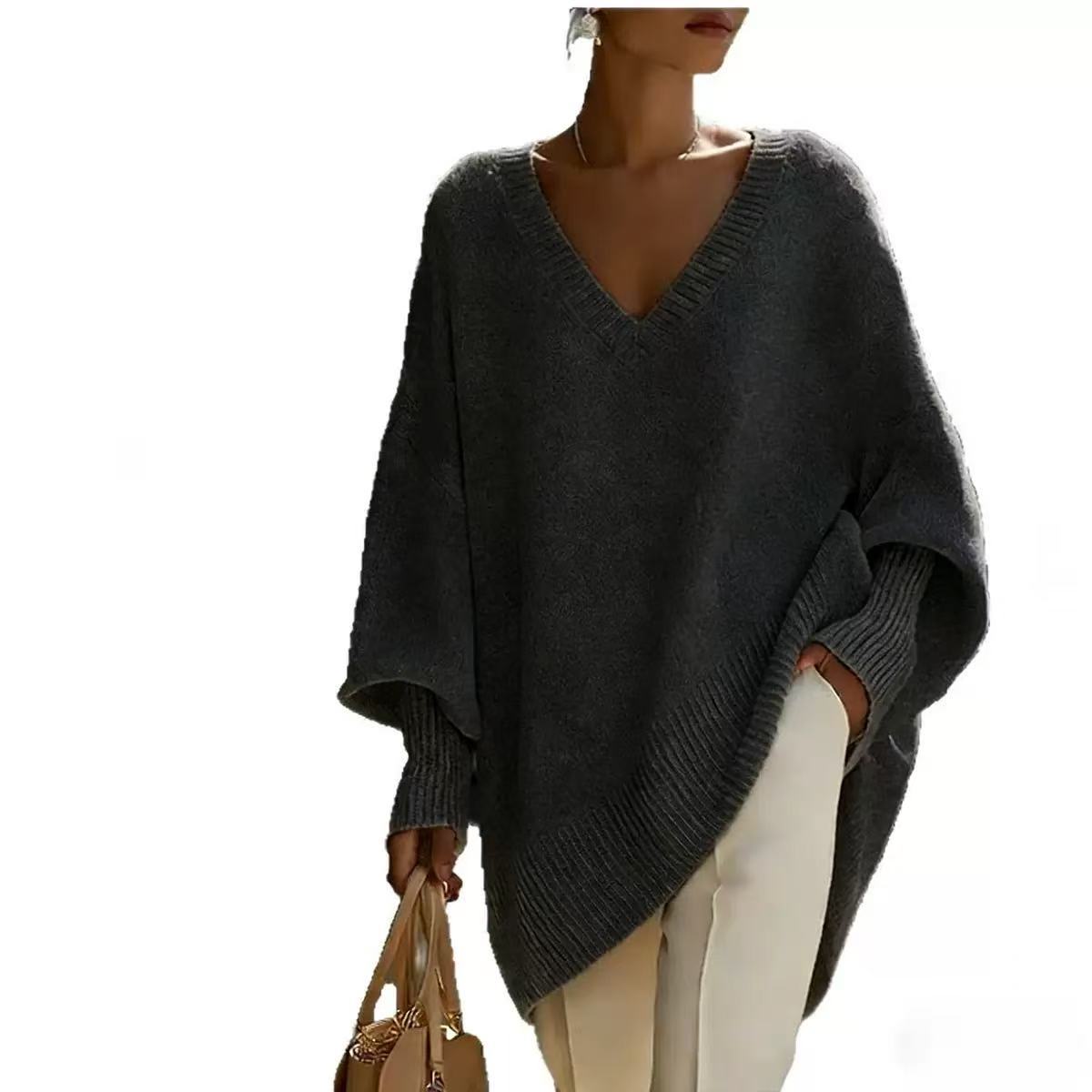 Loose V-Neck Sweater
