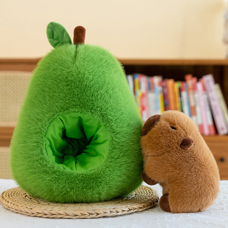 Avocado Capybara Plush