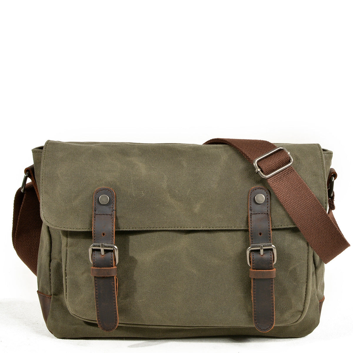 Washed Canvas Shoulder Bag