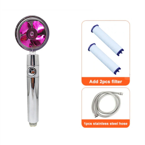High-Pressure Turbo Fan Shower Head