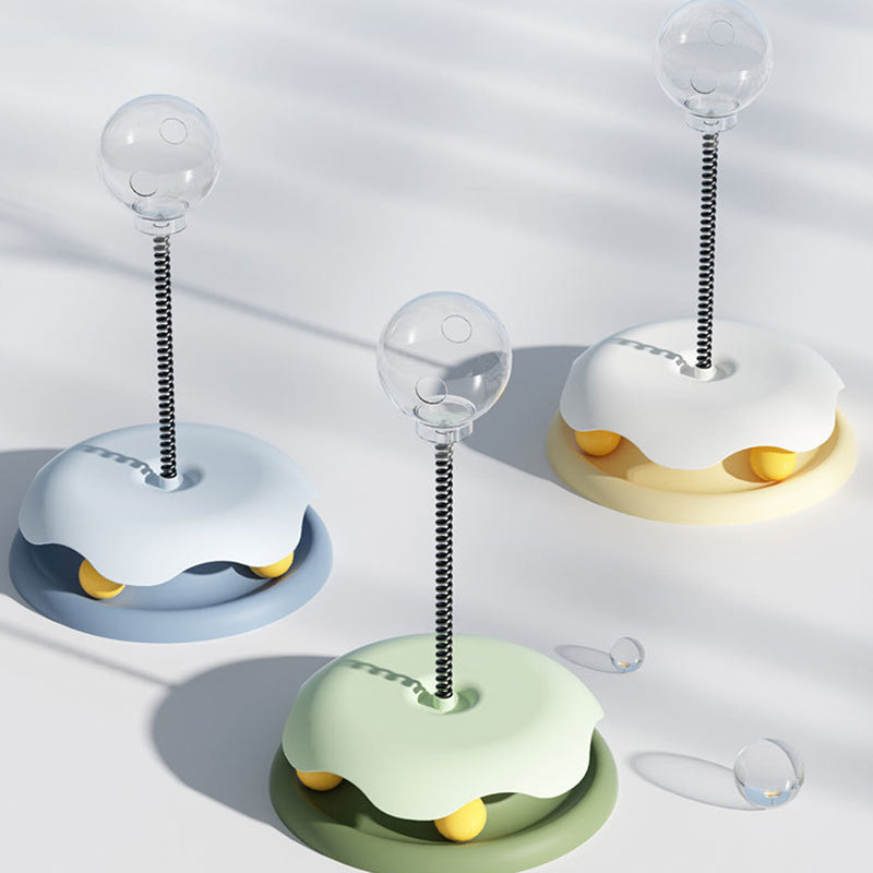 Treat-Dispensing Cat Spring Toy