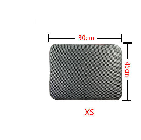 Double-Layer Cat Litter Mat