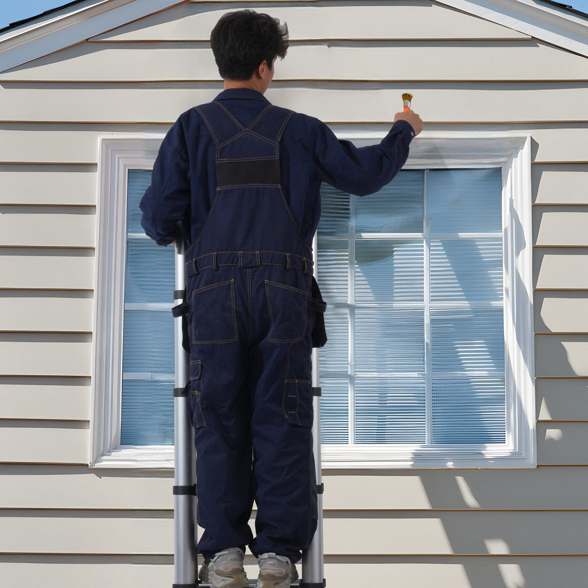 12.5 ft Telescoping A-Frame Ladder