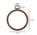 Wood-Grain Embroidery Hoop