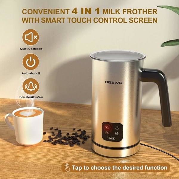 4-in-1 Electric Milk Frother
