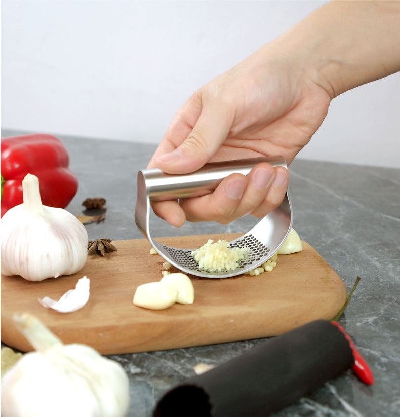 Stainless Steel Rocker Garlic Press
