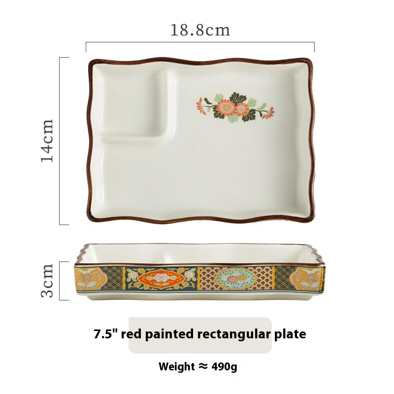 Ceramic Sushi & Dumpling Plate