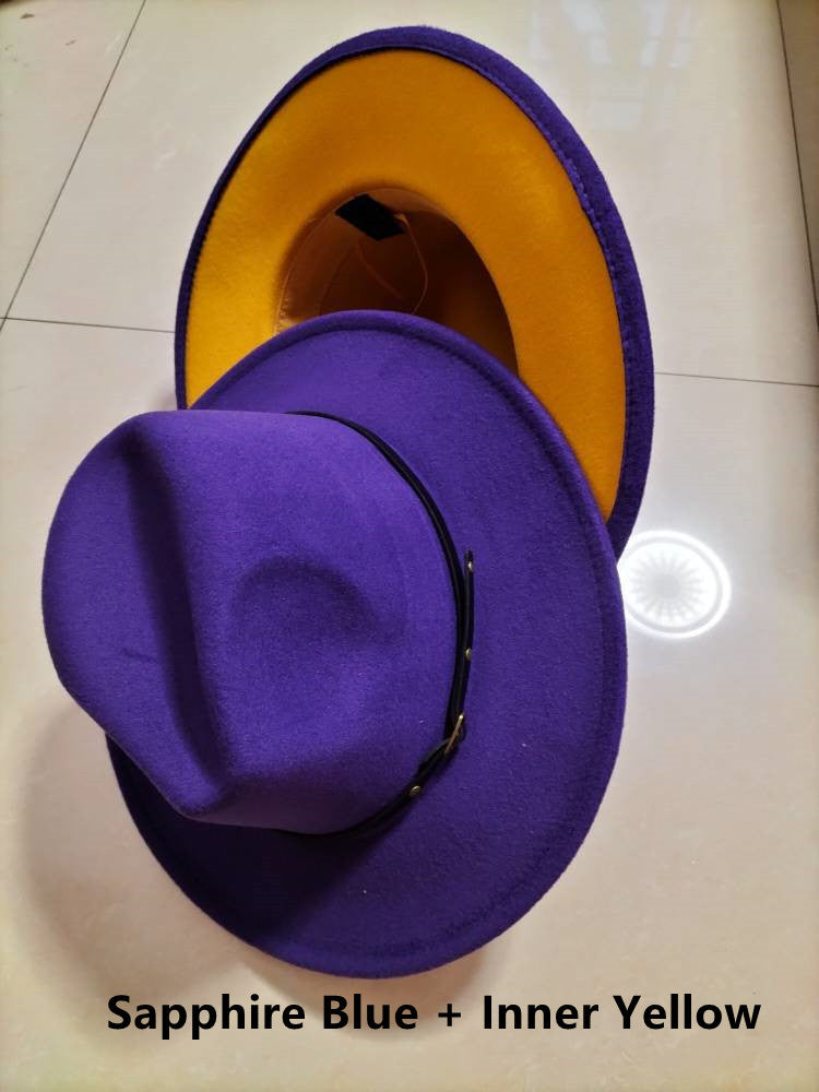 Two-Tone Wool Fedora