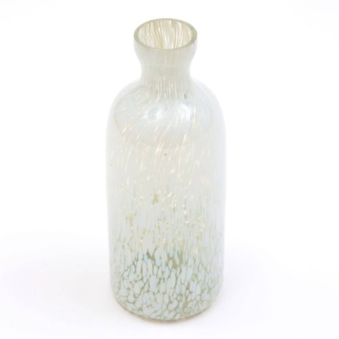 Speckled Glass Bottle Vase