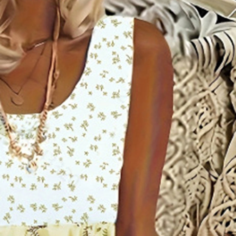 Plus-Size Boho Tiered Maxi Sundress