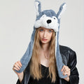 Moving Ear Plush Animal Hat