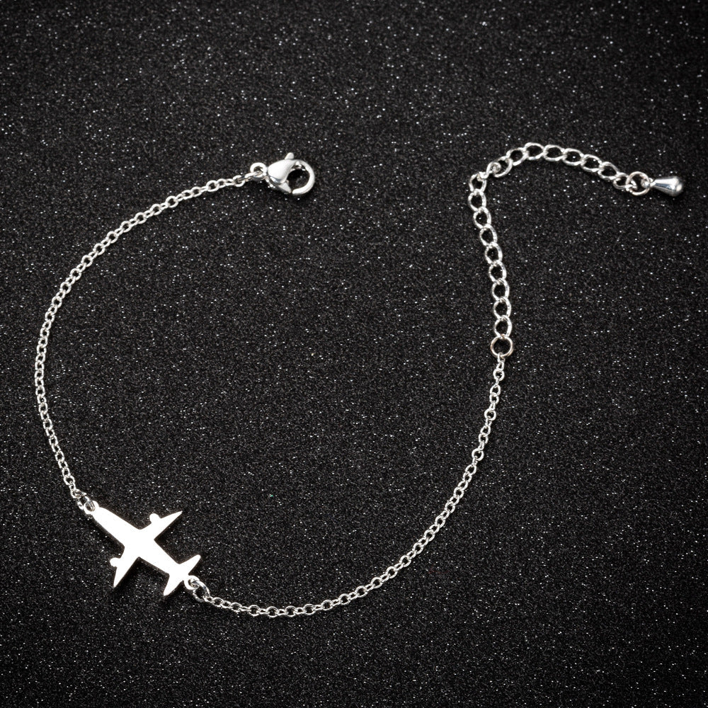 Airplane Charm Bracelet