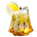 Diamond-Pattern Wine Glass