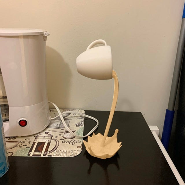 Floating Coffee Cup Sculpture