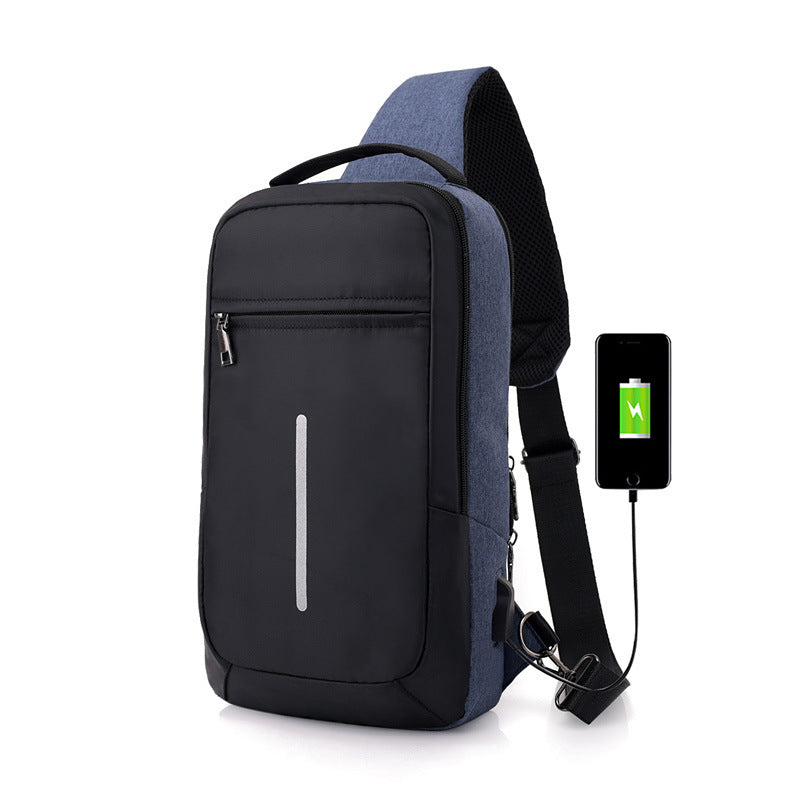 Anti-Theft Sling Bag with USB Port