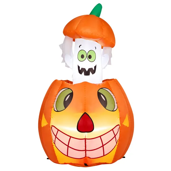 2.8 ft Inflatable Pumpkin Ghost
