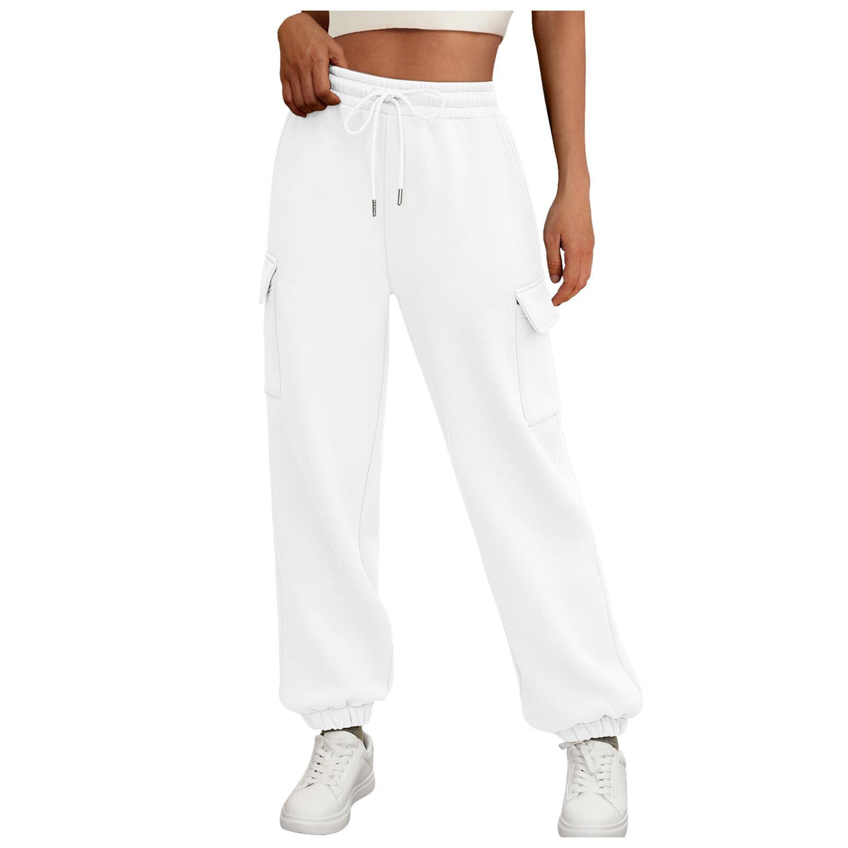 Fleece-Lined Baggy Joggers