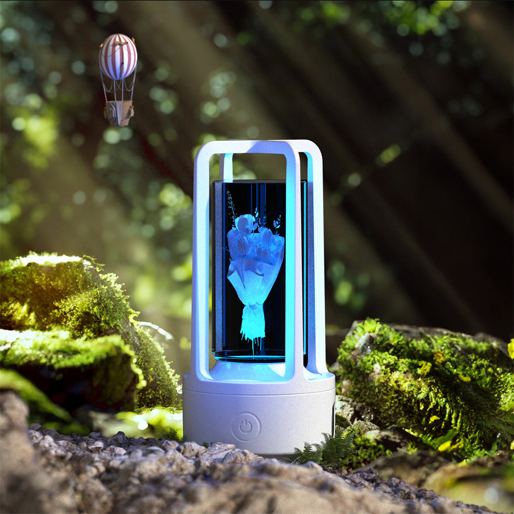 Acrylic Night Lamp & Bluetooth Speaker