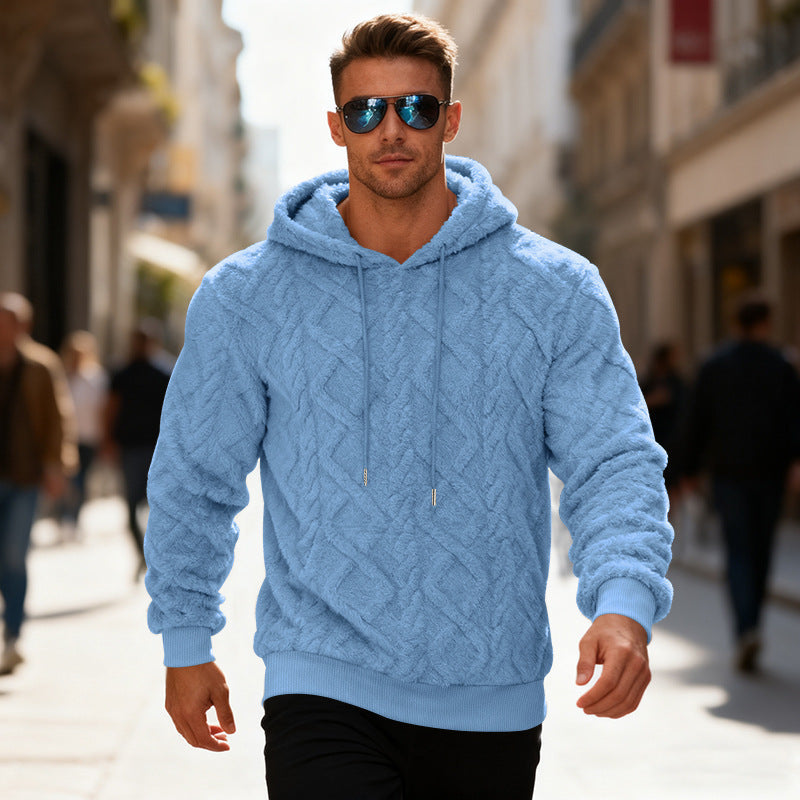 Men's Plush Fleece Hoodie