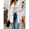 Open-Front Blazer Cardigan